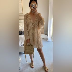 VICI ditsy flowy dress, medium